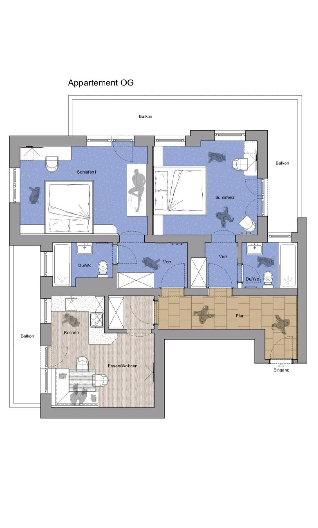 Zeitlos Apartments แกร์ลอส ภายนอก รูปภาพ