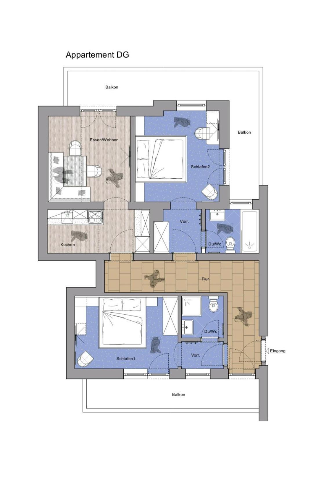 Zeitlos Apartments แกร์ลอส ห้อง รูปภาพ